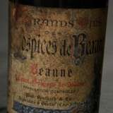 5 Flaschen 1953 Hospices de Beaune, Volnay Santenots , Rotwein, Burgund, 0,75l, ls - hs, durchgehend gute Kellerlagerung, Etiketten und Kapseln beschädigt - Foto 2
