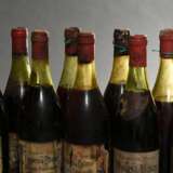 9 Flaschen 1950er (?) Hospices de Beaune, Volnay Santenots, Rotwein, Burgund, 0,75l, ls - hs, durchgehend gute Kellerlagerung, Etiketten und Kapseln beschädigt - photo 4