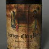 Flasche 1964 Gevrey Chambertin, G. L. Berthon, Rotwein, Burgund, Cote d´or, 0,75l, hs, durchgehend gute Kellerlagerung, Etikett und Kapsel beschädigt - Foto 2