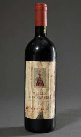 Flasche 1988 Brunello di Montalcino, Italien, Toscana, Rotwein, 0,75l, in, durchgehend gute Kellerlagerung, Etikett und Kapsel beschädigt - фото 1