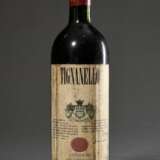 Flasche 1988 Tignanello Antinori, Italien, Toscana, Rotwein, 0,75l, ts, durchgehend gute Kellerlagerung, Etikett und Kapsel beschädigt - photo 1