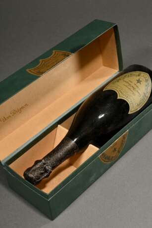 Flasche 1983 Moet & Chandon Champagner, Cuvee Dom Perignon Vintage, Epernay, 0,75l, Original Karton, Etikett und Kapsel etwas beschädigt - фото 3