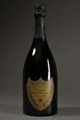 Flasche 1983 Moet &amp; Chandon Champagner, Cuvee Dom Perignon Vintage, Epernay, 0,75l, Original Karton, Etikett und Kapsel etwas beschädigt