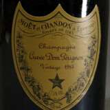Flasche 1983 Moet & Chandon Champagner, Cuvee Dom Perignon Vintage, Epernay, 0,75l, Original Karton, Etikett und Kapsel etwas beschädigt - фото 2