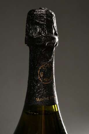 Flasche 1983 Moet & Chandon Champagner, Cuvee Dom Perignon Vintage, Epernay, 0,75l, Original Karton, Etikett und Kapsel etwas beschädigt - photo 3