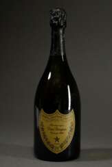 Flasche 1999 Moet &amp; Chandon Champagner, Cuvee Dom Perignon Vintage, Epernay, 0,75l, Original Kasten, konstante Kellerlagerung