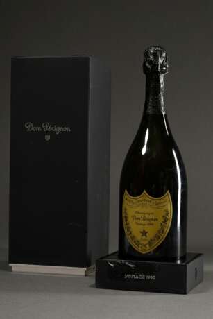 Flasche 1999 Moet & Chandon Champagner, Cuvee Dom Perignon Vintage, Epernay, 0,75l, Original Kasten, konstante Kellerlagerung - фото 2