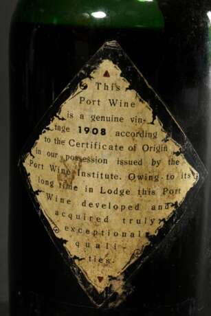 Flasche 1908 Amandio's Genuine Douro Port, Amandino Silva & Filhos LTD, Oporto, Produce of Portugal, 0,7l - photo 3