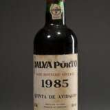 Flasche 1985 Dalva Porto, Quinta de Avidagos, late bottled Vintage (1990), sa Silva, Porto, 0,75l, hf, Etikett und Kapsel beschädigt - Foto 1
