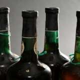 4 Flaschen Portwein, ohne Jahr, Ferreira Port white, (AAF Prägung auf Glas), Porto, Abfüllung wohl 1940er wohl in den 60er Jahren, nummeriert, durch Erzeuger, 0,75l, in, durchgehend gute Kellerlagerung, Etiketten und Kapseln beschädigt - фото 5