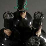4 Flaschen Portwein, ohne Jahr, Ferreira Port white, (AAF Prägung auf Glas), Porto, Abfüllung wohl in den 60er Jahren, nummeriert, durch Erzeuger, 0,75l, in, durchgehend gute Kellerlagerung, Etiketten und Kapseln beschädigt - photo 7