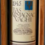 1 Flasche 1945 Armagnac "Bas Armagnac Vaghi, Baron de Sicognac", Domaine de Coulom Sarbotan les Therms, Cazaubone, Gers, abgefüllt 12.9.1987, 0,7l, Original Holzkiste - фото 4
