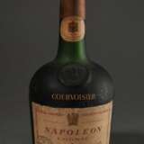 Flasche "Couvoisier Napoleon", limitierte Ausgabe 40er Jahre, Stempel, Cognac, Frankreich, 0,7l, Etikett und Kapsel etwas beschädigt - Foto 1