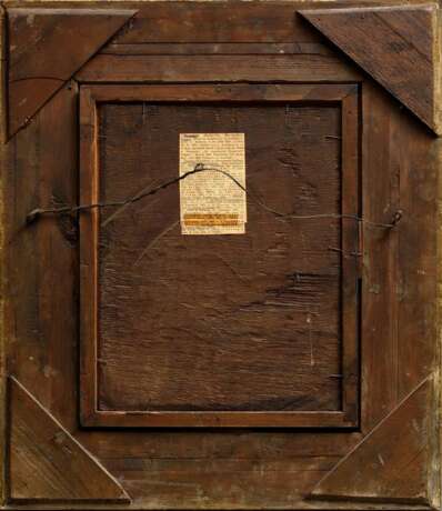 2 Mauperché, Henri (1602-1686) zugeschrieben "Lesendes Mädchen" und "Musizierender Jüngling", Öl/Holz, Prunkrahmen, 31,3x24,5cm (m.R. 52x45,5cm), Maloberfläche verschmutzt, alter Wärmeschaden, Craquelé - фото 4