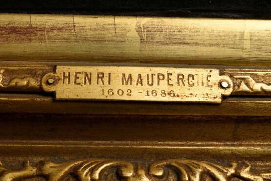 2 Mauperché, Henri (1602-1686) zugeschrieben "Lesendes Mädchen" und "Musizierender Jüngling", Öl/Holz, Prunkrahmen, 31,3x24,5cm (m.R. 52x45,5cm), Maloberfläche verschmutzt, alter Wärmeschaden, Craquelé - фото 7