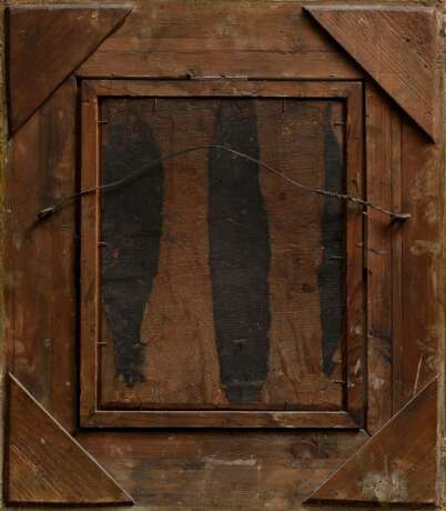 2 Mauperché, Henri (1602-1686) zugeschrieben "Lesendes Mädchen" und "Musizierender Jüngling", Öl/Holz, Prunkrahmen, 31,3x24,5cm (m.R. 52x45,5cm), Maloberfläche verschmutzt, alter Wärmeschaden, Craquelé - фото 8