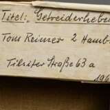 Reimer, Tom (1906-1975) "Getreideheber" 1965, Öl/Leinwand, verso betit,/dat./bez., 26,3x34,6cm - photo 4