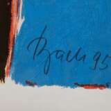 Bach, Elvira (*1951) "Sommer" 1995, Farbserigraphie, 81/90, u. sign./num./dat., 95x76cm (m.R. 133x110cm) - Foto 3