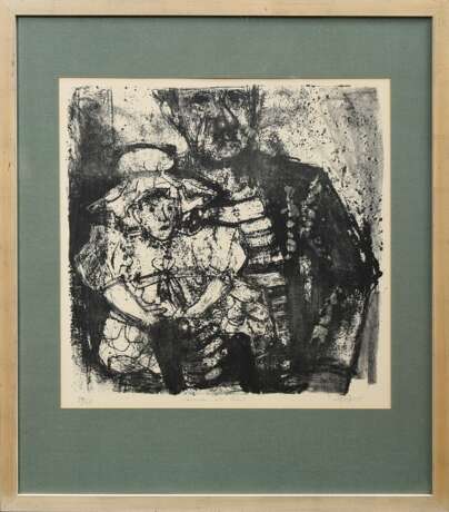 Dix, Otto (1891-1969) "Seemann mit Kind" 1961, Lithographie, 29/49, u. sign./betit./dat./num., WVZ 275, 55x54cm (m.R. 86x74cm) - Foto 2