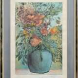 Fuchs, Ernst (1930-2015) "Blumenstrauß in Vase", Farblithographie, 41/120, u. sign./num., PM ca. 58x37,5cm (m.R. 84,5x61,5cm), min. fleckig - Foto 2