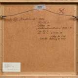 Leissler, Arnold (1939-2014) "Rinderherde" 1974, Collage, u. sign./dat., schmale silberne Leiste (kleine Defekte), BM 16x22cm, (m.R. 40,7x43,6cm), leichte Altersspuren - фото 5