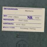 Koch, Fred (1904-1947) "Muscheln", Fotografie auf Karton montiert, verso bez. und gestempelt, Nr. 3394, Freundeskreis Ernst Fuhrmann, Folkwang Verlag, 17,5x12,4cm (40x30cm), leichte Lagerungsspuren - photo 3