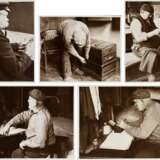 5 Schorer, Joseph (1894-1946) "Seemänner, Armenheim", Fotografien auf Karton montiert, je bez., verso gestempelt und Klebeetikett, 17,8x12,7cm (35x25cm), leichte Altersspuren - фото 1