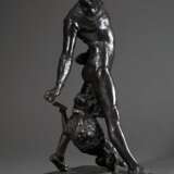 Chemellier, George de (1835-1907) "Get Up" (Akrobat mit Pudel), Bronze dunkel patiniert, auf der Plinthe sign., H. 41cm - Foto 7