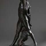 Chemellier, George de (1835-1907) "Get Up" (Akrobat mit Pudel), Bronze dunkel patiniert, auf der Plinthe sign., H. 41cm - фото 4