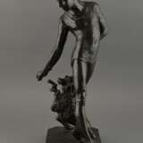 Chemellier, George de (1835-1907) "Get Up" (Akrobat mit Pudel), Bronze dunkel patiniert, auf der Plinthe sign., H. 41cm - photo 3