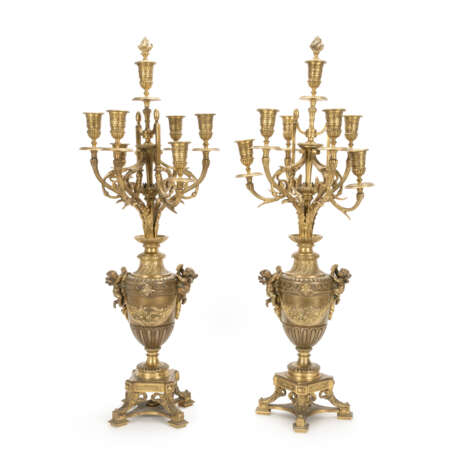 Paar klassizistische Kerzenständer - Foto 1