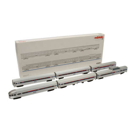 MÄRKLIN Streamliner-Set Amtrak 43600, Spur H0, - Foto 1