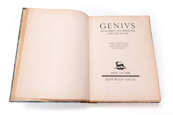 'Genius - Zeitschrift für werdende und alte Kunst' - Foto 3