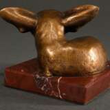 Sandoz, Èduard Marcel (1881-1971) "Wüstenfuchs", Bronze auf Marmorsockel, sign., bez.: "Cire perdure Susse Frères Paris", H. 9cm - Foto 4