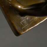 Unbekannter Künstler des 20.Jh. "Jungen beim Bocksprung", Bronze patiniert, ungedeutetes Signet auf und unter der Plinthe, H. 26cm, leichte Altersspuren - фото 5