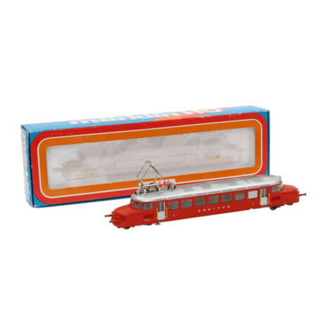 MÄRKLIN elektrischer Triebwagen "Roter Pfeil" 3125, Spur H0, - Foto 1