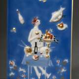 Kleine moderne Meissen Märchen-Reliefplatte „Tischlein deck dich“, polychrom staffiert, Entw.: Heinz Werner, Ausführung 2. Hälfte 20.Jh., 13x8,5cm - фото 1