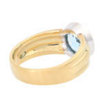 Ring mit einem Aquamarin, ca. 2,5ct, - Foto 3