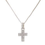 Kette mit Brillantkreuz, - photo 1