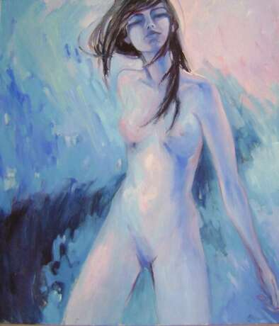"Морская" Canvas Oil Nude art Russia 2000 - photo 1