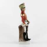Figurine en porcelaine Hussard avec un rapport. Porzellan 23 - Foto 4