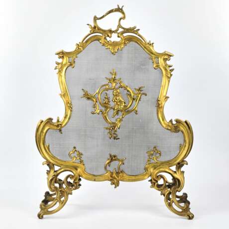 &Eacute;cran de cheminee Gilded bronze Rococo 75 - photo 1