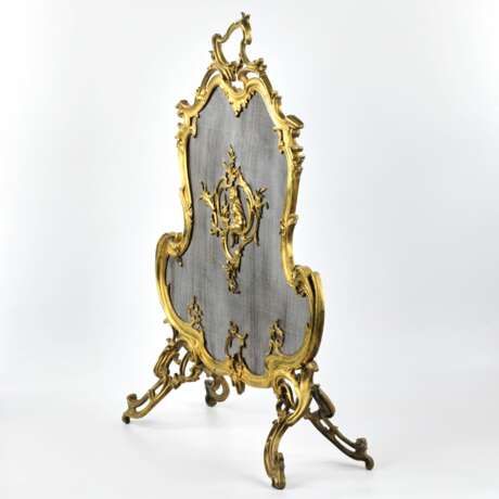 &Eacute;cran de cheminee Gilded bronze Rococo 75 - photo 3