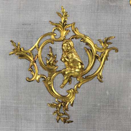 &Eacute;cran de cheminee Gilded bronze Rococo 75 - photo 5