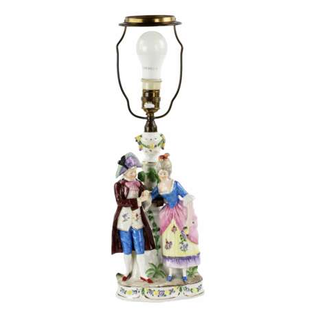 Lampe de table en porcelaine. Porzellan Rococo 62 - Foto 6