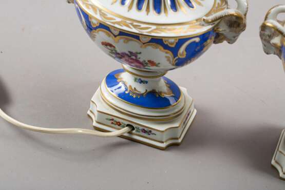 Paire de lampes en porcelaine Gilding Napoleon III 40 - photo 7