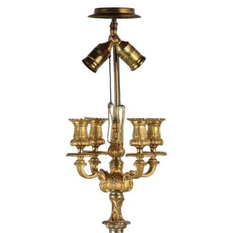 Lampadaire de style Louis XVI. Gilded bronze 166 г. - фото 3