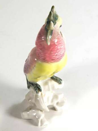 Figure dun perroquet rose. Karl Ens Hand Painted 18 - photo 4