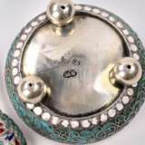 Une elegante sali&egrave;re en argent avec une cuill&egrave;re. Silber 84 Neo-Russian 2.5 - Foto 3