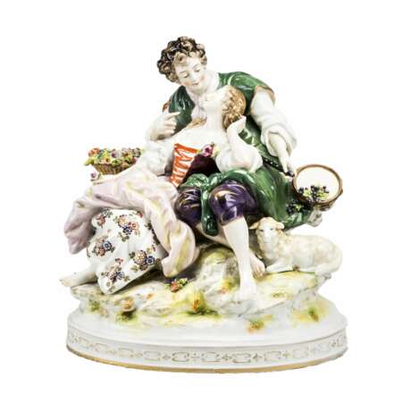 Groupe en porcelaine Couple romantique. Фарфор Romanticism 28 г. - фото 1